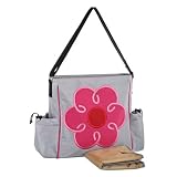 Dante Beatrix Pink Flower Eco Stroller Tote