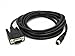 XJS Mini Din Male Connector PLC Programming Adapter Cable 3 Meters 10Ft Length (RS232 DB9 to 8P)