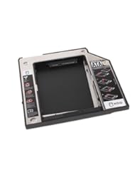 Generic Stainless Steel 9.5mm SATA HDD Hard Drive Caddy Bay