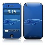 Blue Dolphins Design Protector Skin Decal Sticker for Apple 3G iPhone / iPhone 3GS 3G S