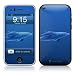 Blue Dolphins Design Protector Skin Decal Sticker for Apple 3G iPhone / iPhone 3GS 3G S