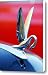 1940's Packard Cormorant Hood Ornament Canvas Print / Canvas Art - Artist Jill Reger 1940's Packard Cormorant Hood Ornament Canvas Print / Canvas Art - Artist Jill Reger
