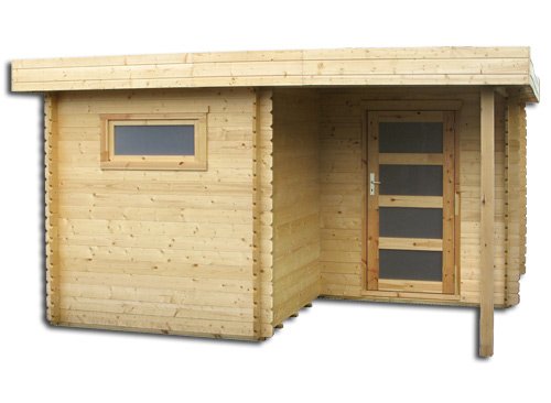 Decor et jardin - Abri de jardin en bois massif 28 mm - 14,90 m²