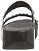 FitFlop Women's Biker Chic Slide Dress Sandal, All Black, 9 M US
