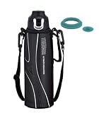 THERMOS 【Amazon.co.jp限定・交換用パッキンセット付】 真空断熱スポーツボトル 1.5L ブラック FFF-1500F BK