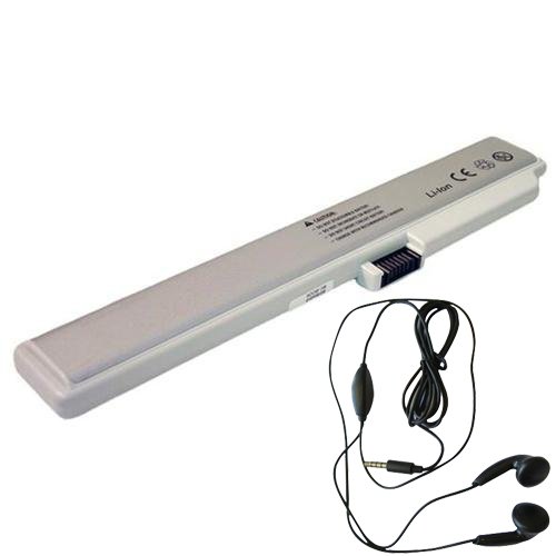 Amsahr Replacement Battery for Apple M7426, iBook 1999, iBook 2000, iBook Blueberry - Includes Stereo Earphone