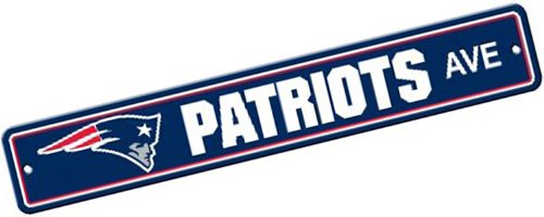 Bsi Products Bsi NFL New England Patriots Plastic Street Sign