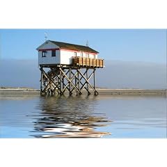 Poster 60 x 40 cm - "Strand in St Peter Ording" von MF-Photo - auch in anderen Gr��en und als Leinwandbild erh�ltlich
