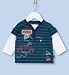(Parent_T782003D) Autograph Pure Cotton V-Neck Stripe T-Shirt in Miscellaneous