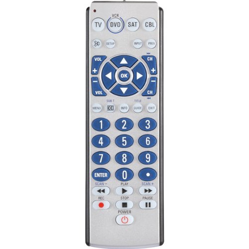 New-4-Device Big Button Universal Remote - CL3661 New-4-Device Big Button Universal Remote - CL3661