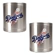 Los Angeles Dodgers 2pc Stainless Steel Can Holder Set- Primary Logo MLB Baseball