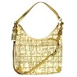 Coach Graffiti Signature Book Bag Tote 13309 Gold Multi