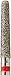 ValuDiamond V-856L/018F Economic Line of Diamond Burs, Single Use/Multi-Use, One Low Price for All Shapes and Grits, Round End Taper (850/010, 856/012, 850/012, S855/014, 856/014, 850/014, S855/016, 856/016, 850/016, 856/018, 856N/018, 856L/018, 856/021, 856/022, S856/024, 856/024), Fine (Pack of 10)