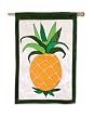 Pineapple Scroll Regular Size Applique Flag