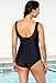 Aquabelle Women's Plus Size Engineered Pink Exploded Floral Swimsuit