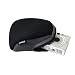 Neoprene Rugged Camera Case with Detachable Shoulder Strap and Key Ring (Black) for the Canon PowerShot A470 Digital