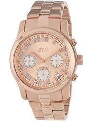 JBW Womens JB-6217-L Alessandra Rose Gold-Tone Chronograph Diamond Watch