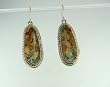 Boulder Turquoise Earrings Rectangular