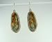 Boulder Turquoise Earrings Rectangular