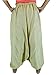 CandyHusky Men Women Baggy Pants Hippie Boho Gypsy Costume Yoga Aladdin Harem Pants Ninja Genie Pants One Size Fits Rayon Kahki