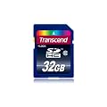 Transcend SDHC10 Scheda SD con Lettore RDP2, 32 GB, Blu
