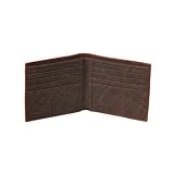 Storm Farringdon Men's Distressed Brown Leather Wallet with Orange Flash with Tin