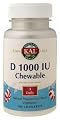 KAL - D 1000 Iu / Peppermint Flavor, 1000, 100 chewable tablets