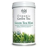 Rishi Tea Organic Green Tea Mint Loose Tea, 2.1-Ounce Tin (Pack of 3)