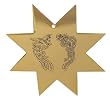 Throwing Star Double Dragon Gold 2.5" - Martial Arts - Throwing Stars