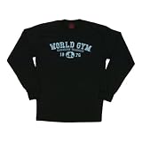 LTS-06 World Gym Classic Logo Long Sleeve Tee