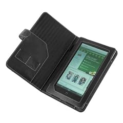Cover-Up Ledertasche f�r Barnes & Noble Nook Color / Nook Tablet (Buch-Stil) in Schwarz