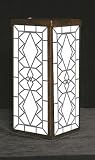 Etched Glass Solar Projection Lantern - Inverness Design
