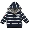 Junior J by Jasper Conran Navy and white striped hoody