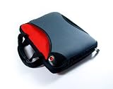 E-volve neoprene shoulder / messenger bag case cover for netbook / laptop / notebook - 11 to 13.3 (26.4 cm - 33.78 cm) / color: Red/Black / compatible with (Apple Macbook Pro 13 inch / Macbook Air)