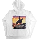 Juniors Full-Zip Hoody : I WILL CAUSE YOU TO RIDE ON THE HIGH PLACES OF THE EARTH - Isaiah 58:14