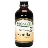 Frontier All Natural Fair Trade Certified Vanilla Extract, 4-Ounce Bottle (Pack of 3)