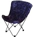 Butterfly Chair - Deep Purple Faux Fur