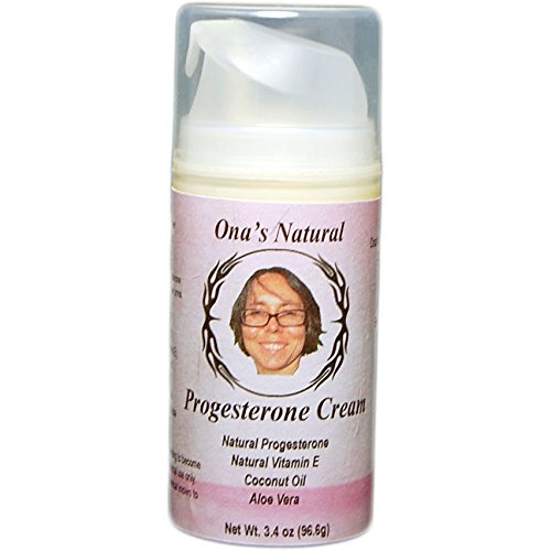 Ona's Natural Progesterone Cream 3.4 oz Pump