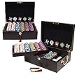 500 Pharaoh's Club & Casino PaulsonT Chips w/Mahogany Case