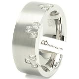 .30ct VVS E-F 14K White Gold Fashionable High End Mens Diamond Wedding Band