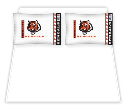 NFL Cincinnati Bengals Micro Fiber Sheet Set Queen
