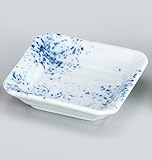 吹墨正角深皿(小) 5個組 【美濃焼 小皿】 〔キャッシュバックキャンペーン対象商品〕