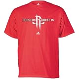 NBA Men's Houston Rockets Short Sleeve T- Shirt (Red, Medium)