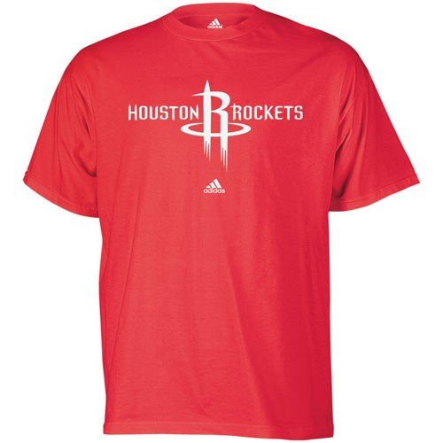 NBA Men's Houston Rockets Short Sleeve T- Shirt (Red, Large)