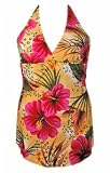 Paradise Island Plus Size Sarong Front Swimsuit - Plus Size Swimsuit Plus Size Swimsuit