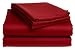 Pike Street 350-Thread-Count King Sheet Set, Red