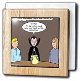 Review 3dRose LLC  / Dracula on the Church Outreach Committee - 6 Inch Tile Napkin Holder