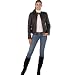 Cruzer Women's Quilted Lambskin Leather Motorcycle Jacket - Misses & Petite image 2