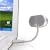 USB Laptop Speakers - Portable, Compact, Travel Notebook Speaker for PC and Mac - B-Flex Hi-Fi Stereo USB Laptop Speaker (Titanium Silver)