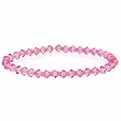 Breast Cancer Awareness Dark Pink Genuine Swarovski Crystal Bracelet Breast Cancer Awareness Dark Pink Genuine Swarovski Crystal Bracelet